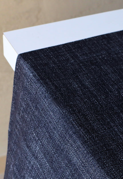 Japanese Indigo Blue Kasuri Fabric by the yard, 45 inches wide, 200 GSM