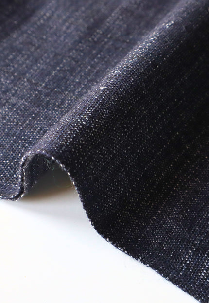 Japanese Indigo Blue Kasuri Fabric by the yard, 45 inches wide, 200 GSM