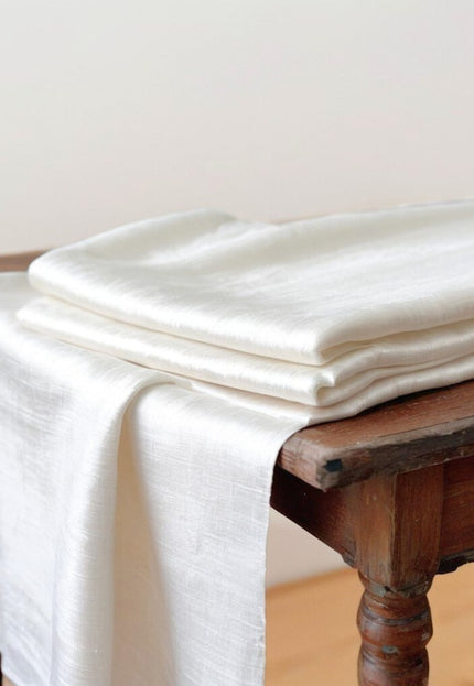 Vibrant Mulberry Raw Silk Fabric by the yard, 44 inches wide, 180 GSM