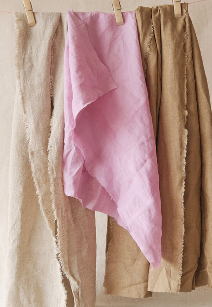 Handwoven Hemp Plant-dyed Fabric by the yard, 58 inches wide, 195 GSM