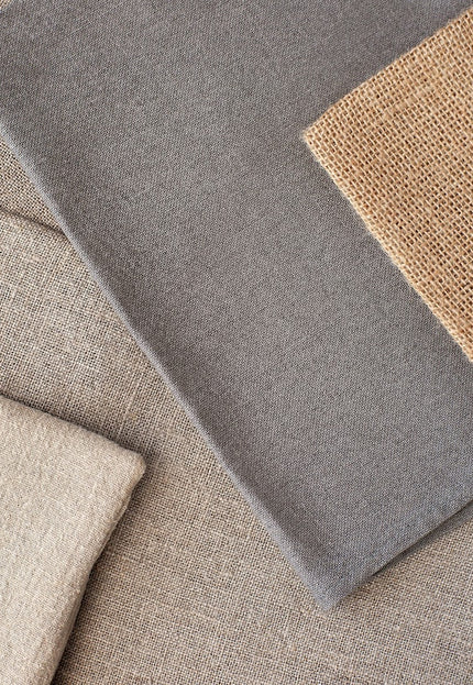 Tela de cáñamo del Himalaya teñida naturalmente y tejida a mano, por yarda, 58 pulgadas de ancho, 40/2 hilos, 238 GSM