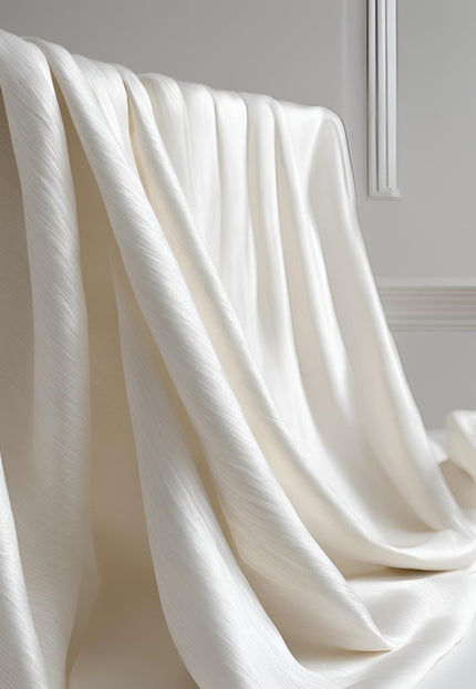 Vibrant Mulberry Raw Silk Fabric by the yard, 44 inches wide, 180 GSM