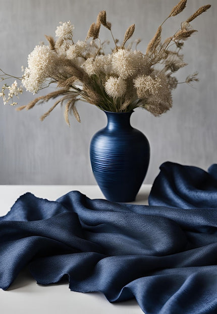 Vibrant Mulberry Raw Silk Fabric by the yard, 44 inches wide, 180 GSM