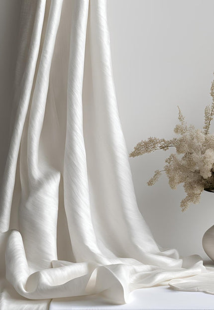 Vibrant Mulberry Raw Silk Fabric by the yard, 44 inches wide, 180 GSM