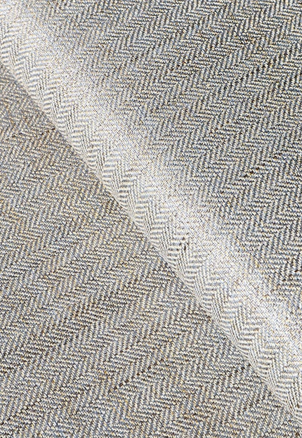 Tussar Herringbone Silk Fabric by the yard, 44 inches wide, 170 GSM