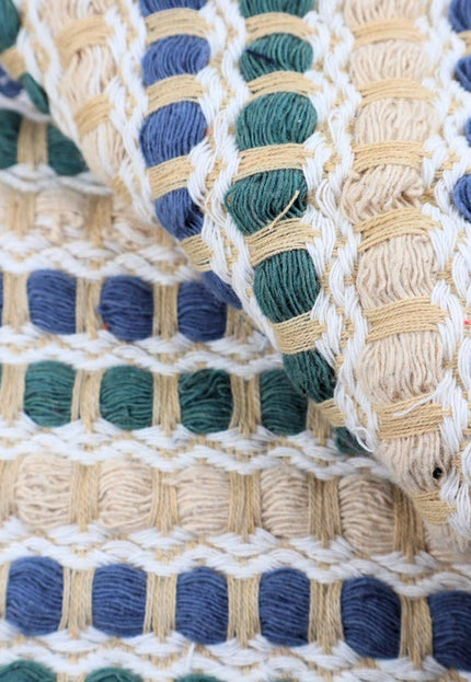 Organic Cotton Quilted Fabric by the yard, 45 inches wide, 630 GSM