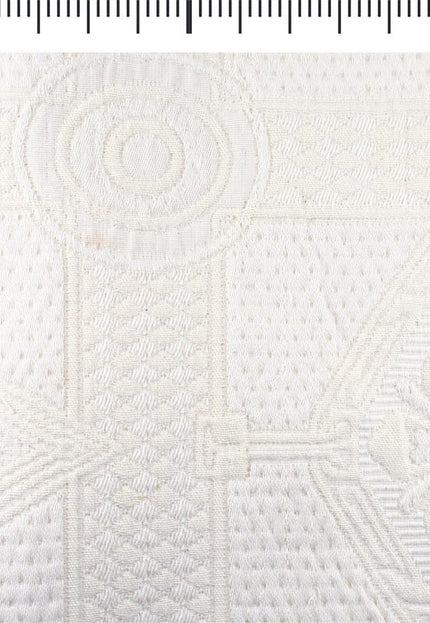 Flower quilt on Organic Cotton fabric by the yard, 48 inches wide, 410 GSM