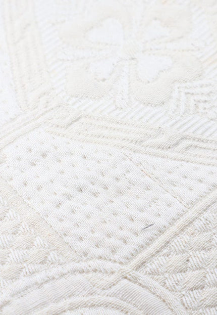 Flower quilt on Organic Cotton fabric by the yard, 48 inches wide, 410 GSM