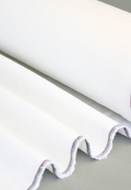 Tissu en lin pur flammé au mètre, 58 pouces de large, 40s lea, 170 GSM