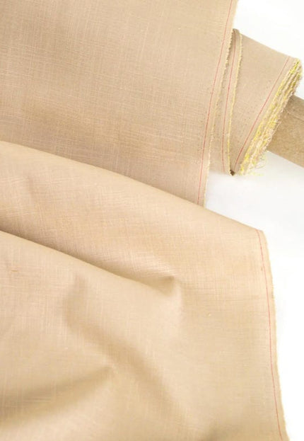 Tissu en lin pur flammé au mètre, 58 pouces de large, 40s lea, 170 GSM