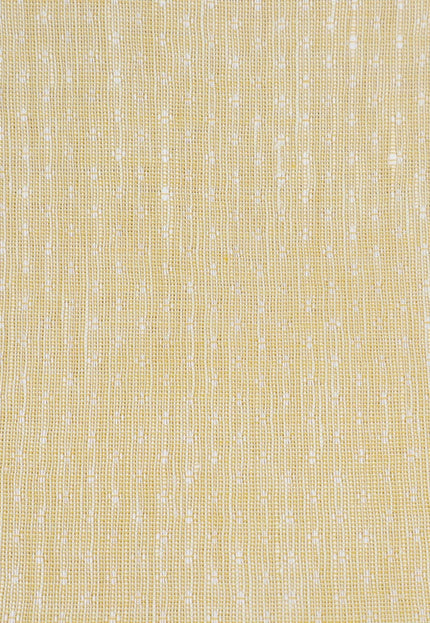 Tela Dobby de lino puro amarillo cálido por yarda, 58 pulgadas de ancho, 170 GSM