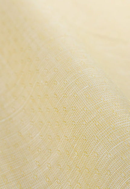 Tela Dobby de lino puro amarillo cálido por yarda, 58 pulgadas de ancho, 170 GSM