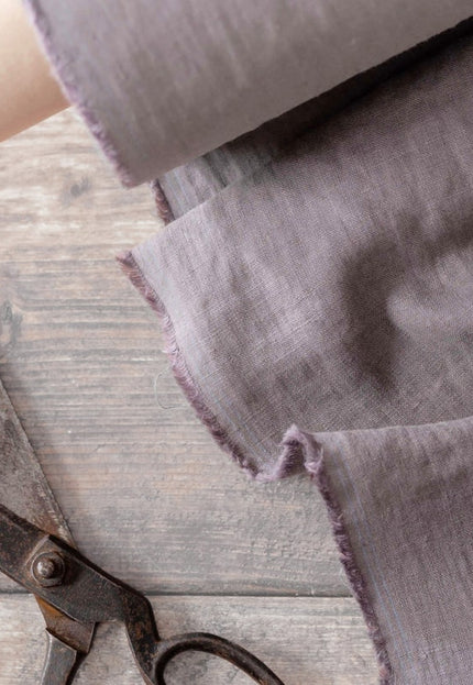 Tela de lino monocromática por yarda, 58 pulgadas de ancho, 40s lea, 170 GSM