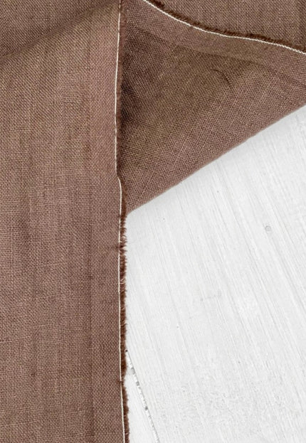 Tela de lino monocromática por yarda, 58 pulgadas de ancho, 40s lea, 170 GSM