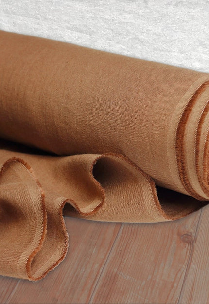 Tela de lino monocromática por yarda, 58 pulgadas de ancho, 40s lea, 170 GSM