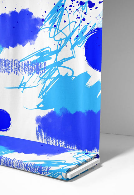 Arte abstracto japonés sobre tela de lino por yarda, 58 pulgadas de ancho, 170 GSM, 40 hojas