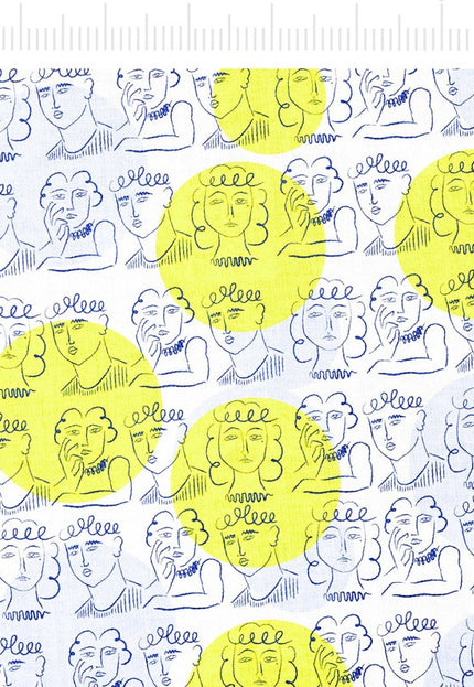 Picasso - "El viejo rey - 1951" sobre tela de lino por yarda, 58 pulgadas de ancho, 170 g/m², 40 hojas