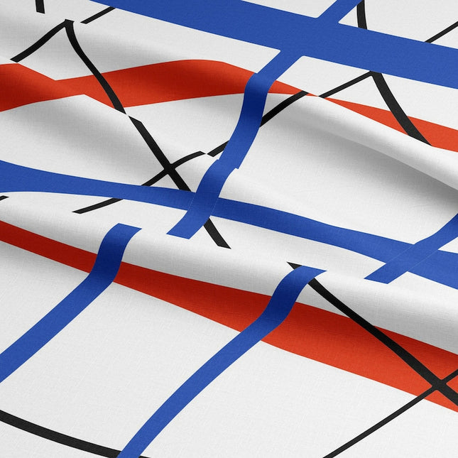 1990's Vintage Mattise art on Linen Fabric by the yard, 58" inches wide, 170 GSM, 40s lea