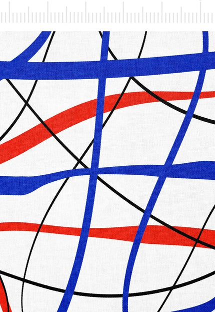 1990's Vintage Mattise art on Linen Fabric by the yard, 58" inches wide, 170 GSM, 40s lea