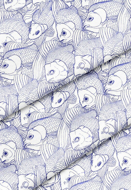 Arte japonés sobre tela de lino vintage de los años 90, por yarda, 58" de ancho, 170 g/m², 40 hojas