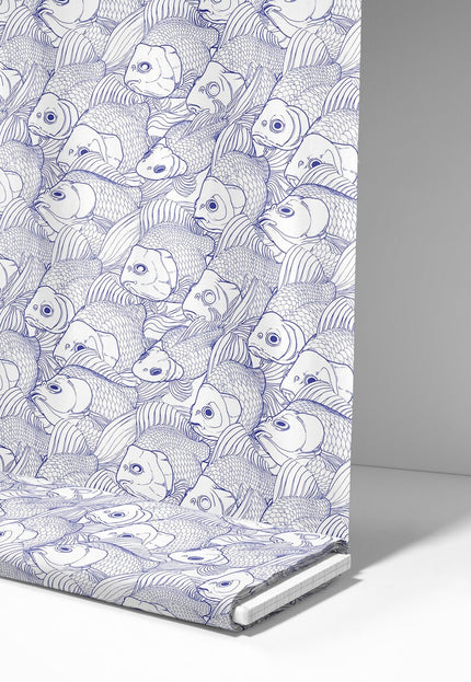 Arte japonés sobre tela de lino vintage de los años 90, por yarda, 58" de ancho, 170 g/m², 40 hojas