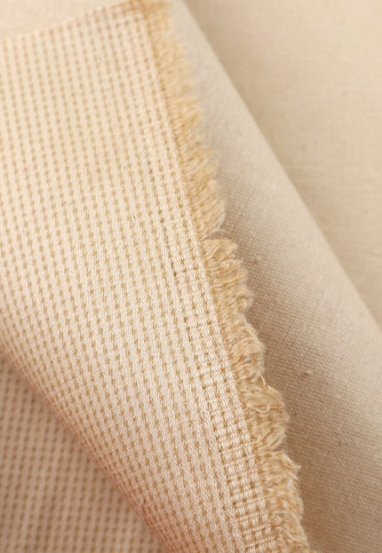Tela para trajes mezcla de algodón y lino, por yarda, 58" de ancho, 340 g/m²