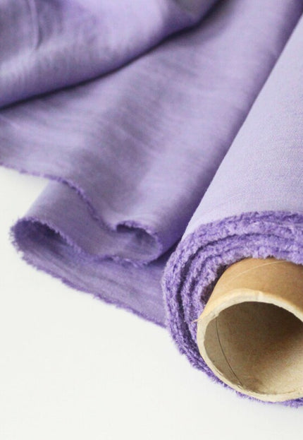 Lilac/Light Pink Linen Fabric by the yard, 58 inches wide, 40s lea, 170 GSM