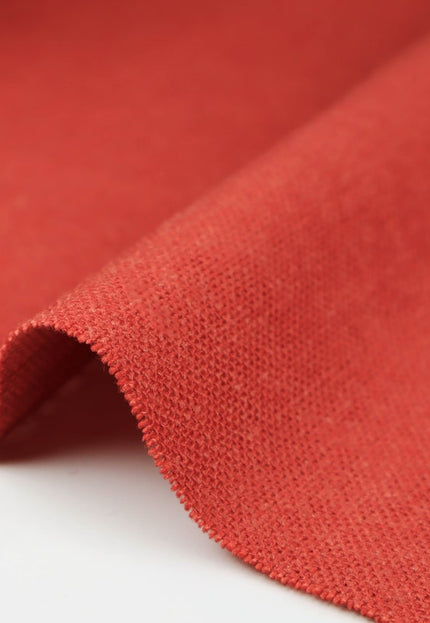 Tissu en chanvre/jute teint naturellement orange rouille, 54 pouces de large, 280 g/m²