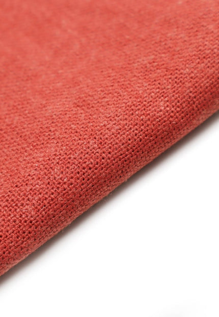 Tissu en chanvre/jute teint naturellement orange rouille, 54 pouces de large, 280 g/m²