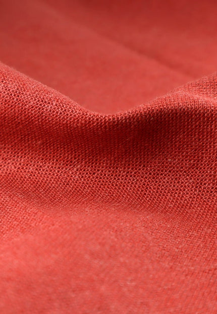 Tissu en chanvre/jute teint naturellement orange rouille, 54 pouces de large, 280 g/m²