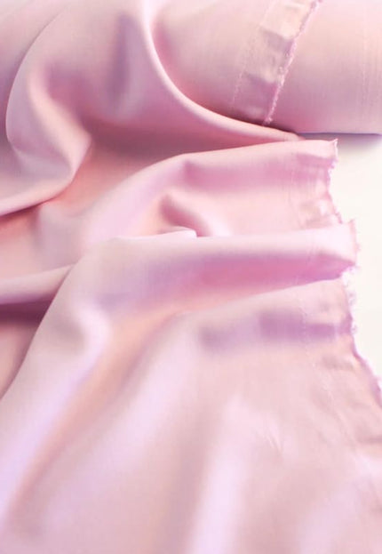 Light Pink and Brown Tencel™ Twill Fabric by the yard, 56 inches wide, 145 GSM, Lyocell India