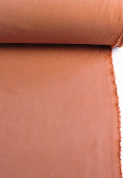 Light Pink and Brown Tencel™ Twill Fabric by the yard, 56 inches wide, 145 GSM, Lyocell India
