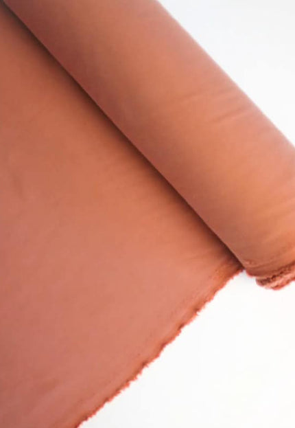 Light Pink and Brown Tencel™ Twill Fabric by the yard, 56 inches wide, 145 GSM, Lyocell India