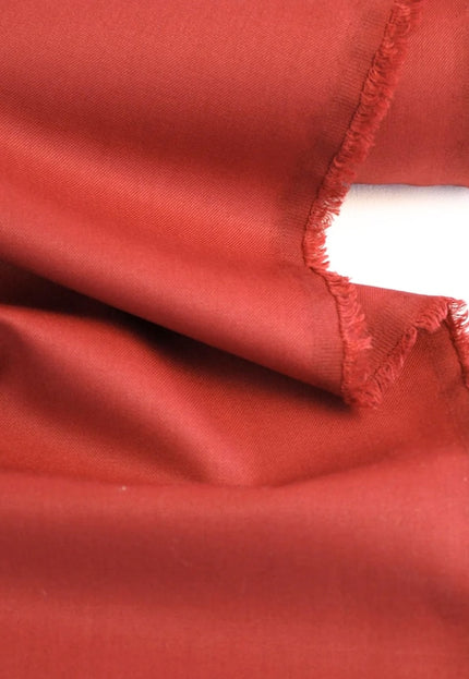 Pink and Poppy Red Tencel™ Twill Fabric by the yard, 56 inches wide, 145 GSM, Lyocell India