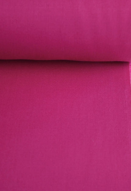 Pink and Poppy Red Tencel™ Twill Fabric by the yard, 56 inches wide, 145 GSM, Lyocell India