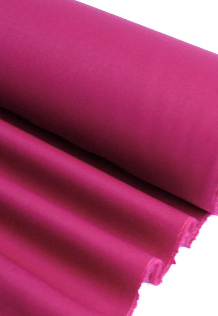Pink and Poppy Red Tencel™ Twill Fabric by the yard, 56 inches wide, 145 GSM, Lyocell India