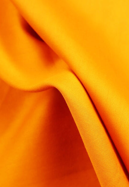 Mustard Tencel™ Satin Fabric by the yard, 56 inches wide, 145 GSM, Lyocell India