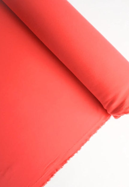 Tela de sarga Tencel™ color coral y marrón oscuro por yarda, 56 pulgadas de ancho, 145 g/m², Lyocell India