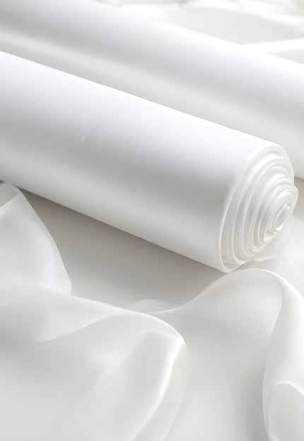 Pure Mulberry Silk Organza Fabric by the yard, 44 inches wide, 98 GSM