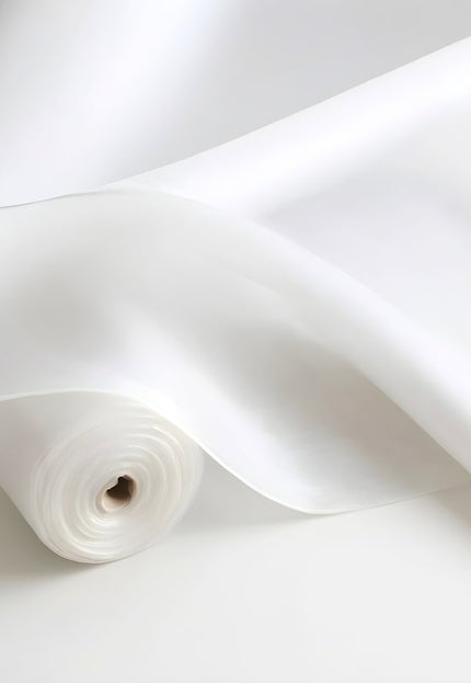 Pure Mulberry Silk Organza Fabric by the yard, 44 inches wide, 98 GSM