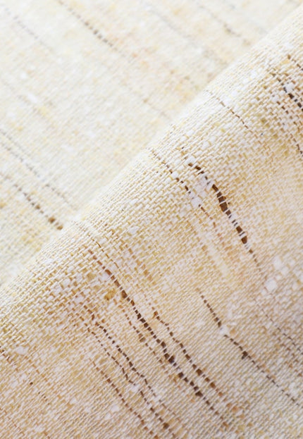 Tissu en soie Eri mélangée à de la soie Lotus au mètre, 44 pouces de large, 201 GSM