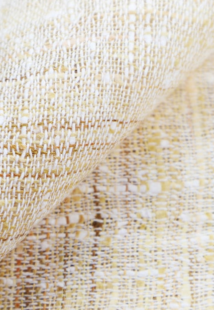 Tissu en soie Eri mélangée à de la soie Lotus au mètre, 44 pouces de large, 201 GSM