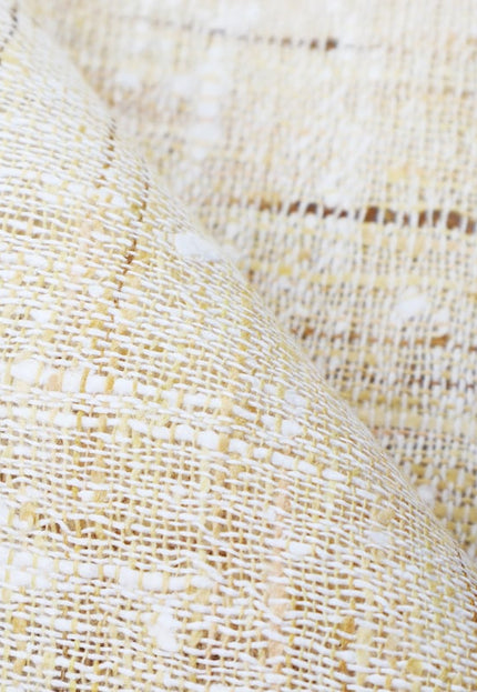 Tissu en soie Eri mélangée à de la soie Lotus au mètre, 44 pouces de large, 201 GSM