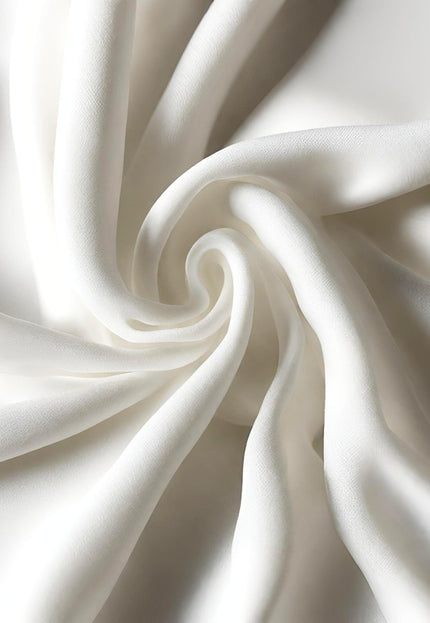 Pure Mulberry Silk Georgette Satin Fabric by the yard, 44 inches wide, 98 GSM