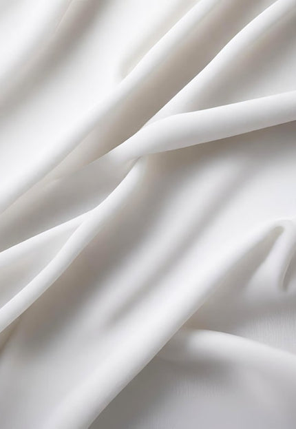 Pure Mulberry Silk Georgette Satin Fabric by the yard, 44 inches wide, 98 GSM