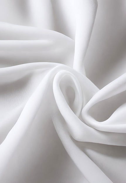 Pure Mulberry Silk Georgette Satin Fabric by the yard, 44 inches wide, 98 GSM