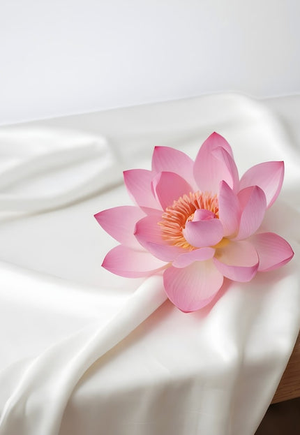 Natural Lotus Silk Fabric by the yard, 44" inch wide, 135 GSM, Vegan Silk, Organic Silk, Non-Violent silk, Oeko-Tex Certified