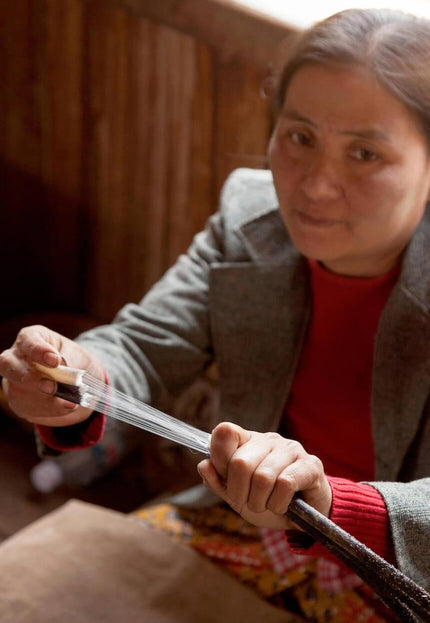 Natural Lotus Silk Fabric by the yard, 44" inch wide, 135 GSM, Vegan Silk, Organic Silk, Non-Violent silk, Oeko-Tex Certified