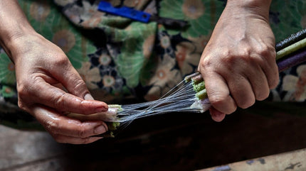 Natural Lotus Silk Fabric by the yard, 44" inch wide, 135 GSM, Vegan Silk, Organic Silk, Non-Violent silk, Oeko-Tex Certified