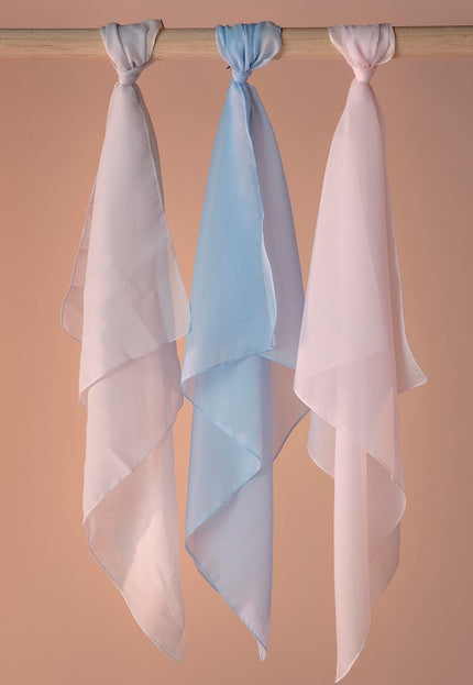 Pañuelos de seda de bambú veganos, 80 g/m², 45 x 45 cm